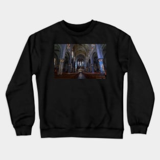 Altar of the church of Christ the King in Pasto, Colombia Crewneck Sweatshirt